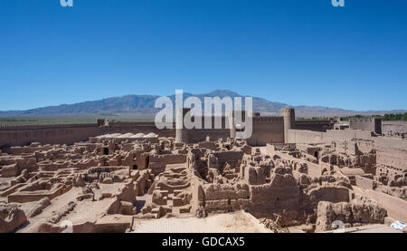 Iran,Rayen città,Arg-e-Rayen,Raen Cittadella Foto Stock