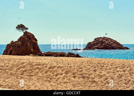 Mar Menuda in Tossa de Mar Costa Brava, Spagna Foto Stock