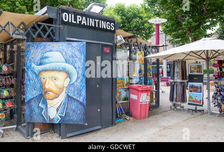 Van Gogh Autoritratto copia Amsterdam Olanda Foto Stock