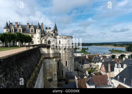 L'Europa, Francia, Indre et Loire, Amboise, Saint Hubert chappel Foto Stock