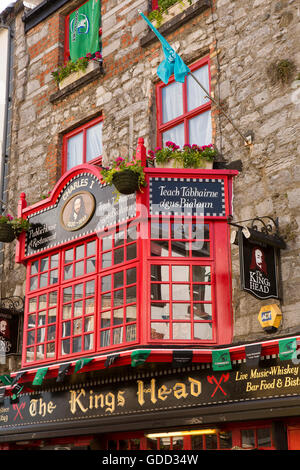 Irlanda, Co Galway, Galway, High Street, King's Head Pub Foto Stock