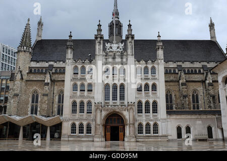 Guildhall nella City di Londra, Inghilterra. Foto Stock