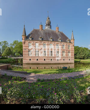 Wijchen,Gelderland,Museo,fossato del castello Foto Stock
