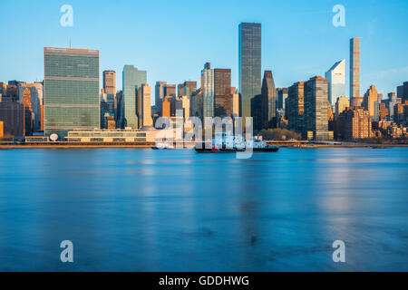 Stati Uniti d'America,New York,,Manhattan Midtown skyline Foto Stock