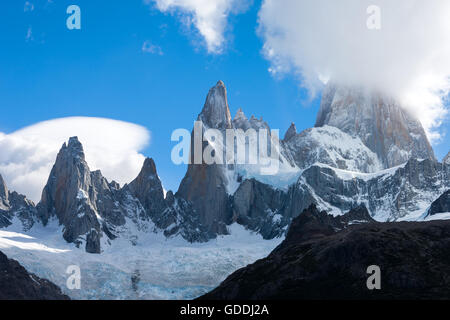 Cerro Fitz Roy,l'Argentina,Patagonia Foto Stock