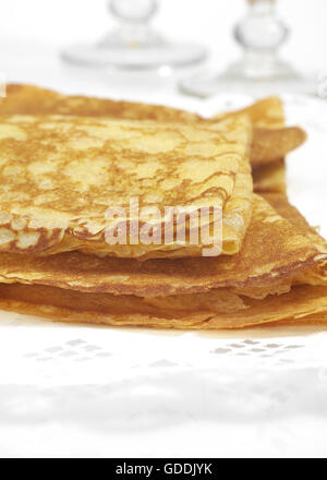 PANCAKE, CONCETTO DELLA CANDELORA Foto Stock