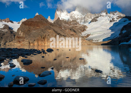 Laguna de los Tres,l'Argentina,Patagonia Foto Stock
