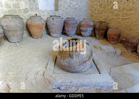 Convento de San Francisco,brocche di argilla Foto Stock