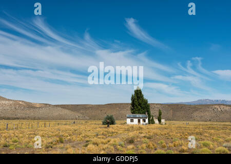 Sud America,l'Argentina,Chubut,Patagonia,casa nella Pampa Foto Stock