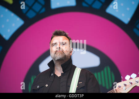 Pori, Finlandia. Il 14 luglio 2016. Cantante americana-cantautore John Grant sta effettuando presso la 51Pori Jazz Festival nel Kirjurinluoto Arena. Credito: Stefan Crämer/Alamy Live News Foto Stock