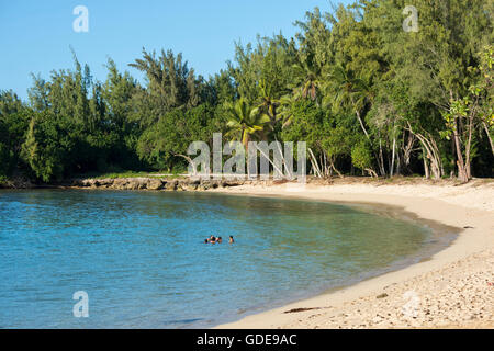 Stati Uniti d'America,Hawaii,Oahu,North Shore,Kawela,Kawela Bay, Foto Stock