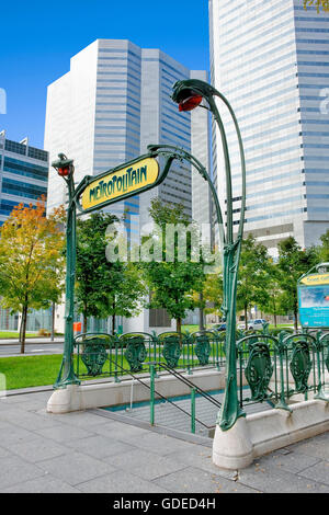 La metropolitana di Piazza Victoria, Montreal Foto Stock