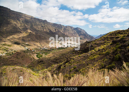 Parque Natural de Pilancones su Gran Canaria, Spagna Foto Stock