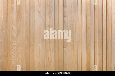 Marrone chiaro parete in legno Foto Stock