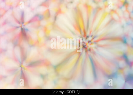 Scintilla colorati e soffiare bokeh di fondo naturale nella meravigliosa fantasia umore abstract dolce sfondo da sogno Foto Stock