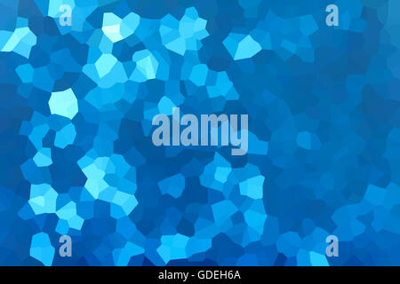Cristallizzare colorato sfondo astratto in fresco azzurro del tono di colore Foto Stock