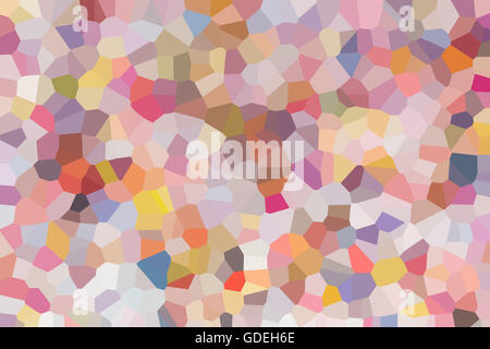 Cristallizzare colorato sfondo astratto in pastello, tono colore Foto Stock