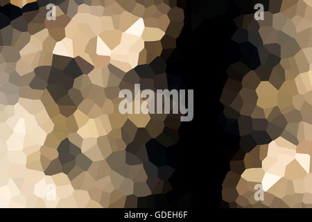 Cristallizzare colorato sfondo astratto in scuro e nero colore di sfondo Foto Stock