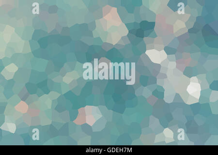 Cristallizzare colorato sfondo astratto in morbido blu del tono di colore Foto Stock