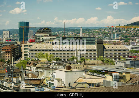 Cityscape, Zurigo, Svizzera Foto Stock