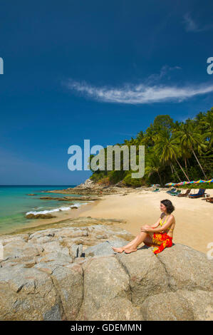 Surin Beach, sull'Isola di Phuket, Tailandia Foto Stock