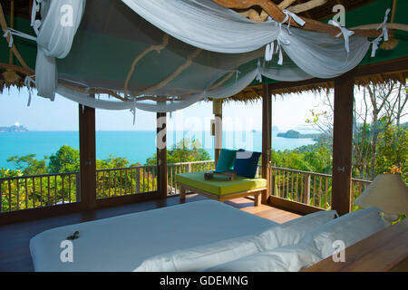 Evason sei Senes Hideaway Hotel di lusso su Yao Noi, Isola di Phuket, Tailandia Foto Stock