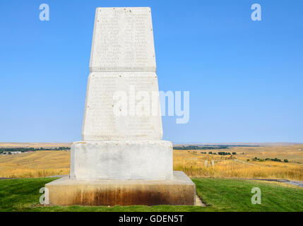 Little Bighorn Battlefield National Monument Foto Stock