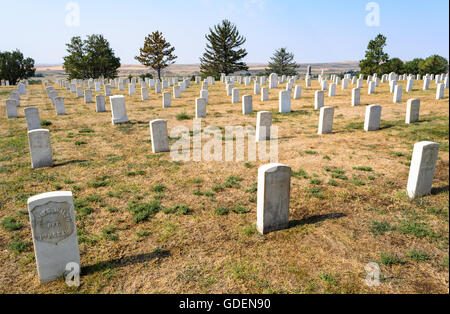 Little Bighorn Battlefield National Monument Foto Stock