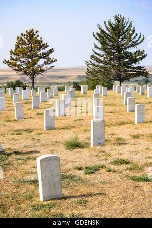 Little Bighorn Battlefield National Monument Foto Stock