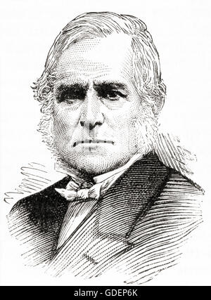 John Frederick Denison Maurice, aka F. D. Maurice, 1805 - 1872. Grande teologo della Chiesa di Inghilterra, autore prolifico e uno dei fondatori del socialismo cristiano. Foto Stock