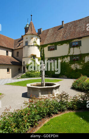 Maria e Markus Minster, isola di Reichenau, Lago di Costanza, Baden-Wuerttemberg, Germania Foto Stock