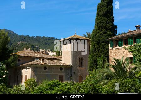 Deia / Deya, Mallorca, Maiorca, isole Baleari, Spagna Foto Stock