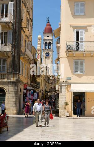 Corfu-Town, CORFU, CORFU, ISOLE IONIE, Grecia Foto Stock