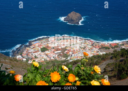 A Garachico, Tenerife, Isole Canarie, Spagna Foto Stock