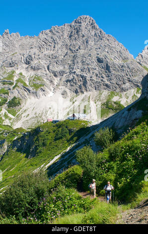 Hinterstein Valley, Bad Hindelang, Allgaeu, Baviera, Germania Foto Stock