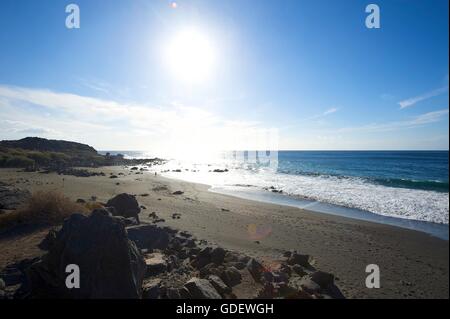 Playa del Ingles, Valle Gran Rey, La Gomera, isole Canarie, Spagna Foto Stock