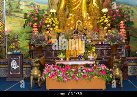 Linh Phuoc Pagoda, da Lat di Lam Dong, Tay Nguyen, Vietnam / Highlands Centrali, Highlands Occidentali Foto Stock