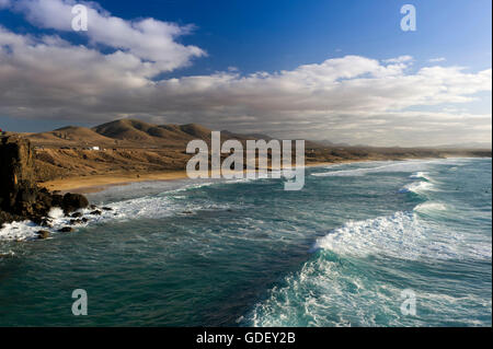 Fuerteventura, Isole canarie, Spagna, El Cotillo, Playa del Castillo Foto Stock