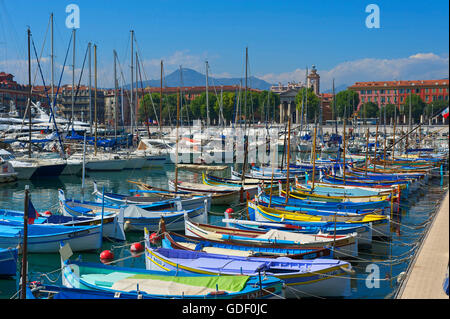 Port Lympia, Quartier du Port, Città Vecchia, Nizza Cote d'Azur, in Francia Foto Stock