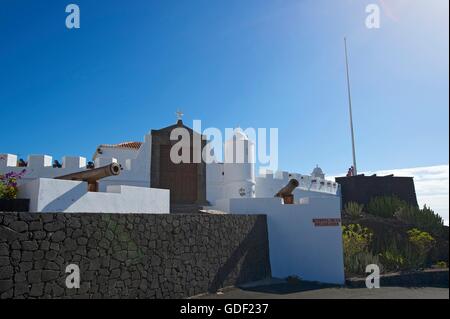 Castillo de la Virgen a Santa Cruz de La Palma, La Palma, Canarie, Spagna Foto Stock