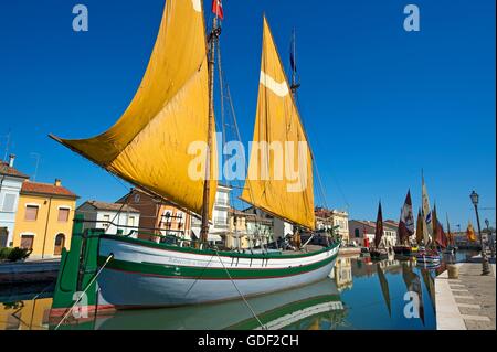 Museo della Marineria di Cesenatico, Adria, Emilia Romagna, Italia Foto Stock