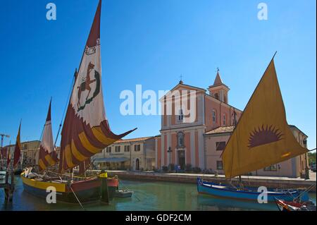 Museo della Marineria di Cesenatico, Adria, Emilia Romagna, Italia Foto Stock