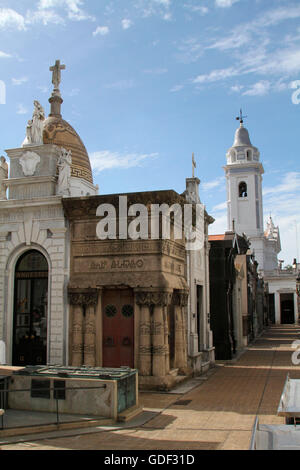 Cementario de la Recoleta (al cimitero di Recoleta), Buenos Aires, Argentina Foto Stock