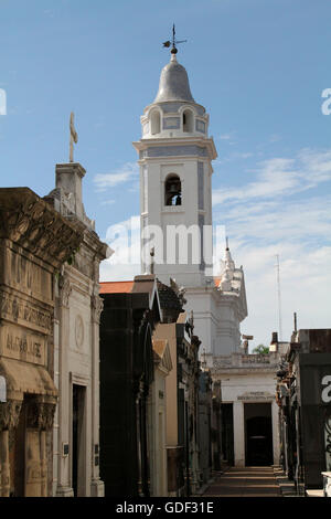 Cementario de la Recoleta (al cimitero di Recoleta), Buenos Aires, Argentina Foto Stock