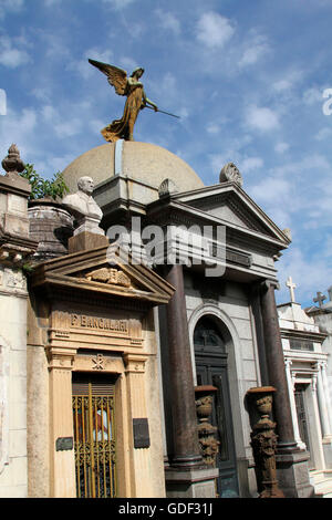 Cementario de la Recoleta (al cimitero di Recoleta), Buenos Aires, Argentina Foto Stock