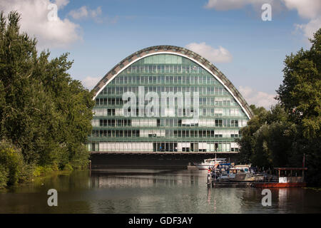 Edificio per uffici, Berliner Bogen, Amburgo, Germania Foto Stock