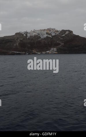 Le immagini provenienti da villaggi e il vulcano di Santorini Cyclades Grecia! Destinazioni famose un tramonto meraviglioso posto stupendo! Foto Stock