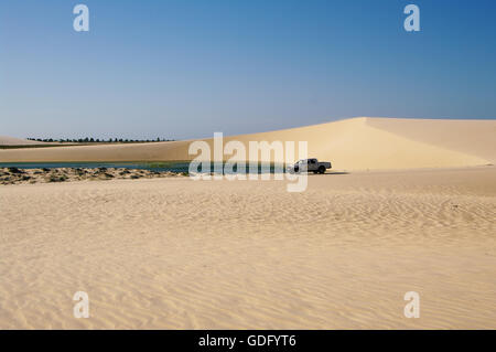 La laguna e le dune Foto Stock