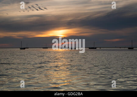 Spiaggia di Meols Foto Stock