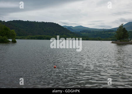 Lac Chambon al crepuscolo Foto Stock